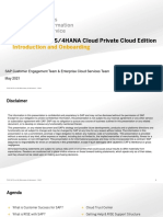 RISE With SAP, S/4HANA Cloud Private Cloud Edition: Introduction and Onboarding