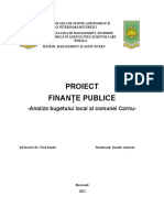 Proiect Finante Publice