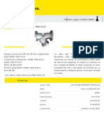 Filtros Tipo "Y" en Acero, Bridas ANSI #150