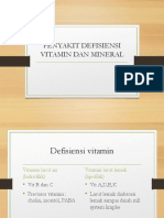Penyakit Defisiensi Vitamin N Mineral