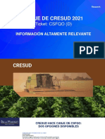 Canje de Cresud 2021 Csfqo