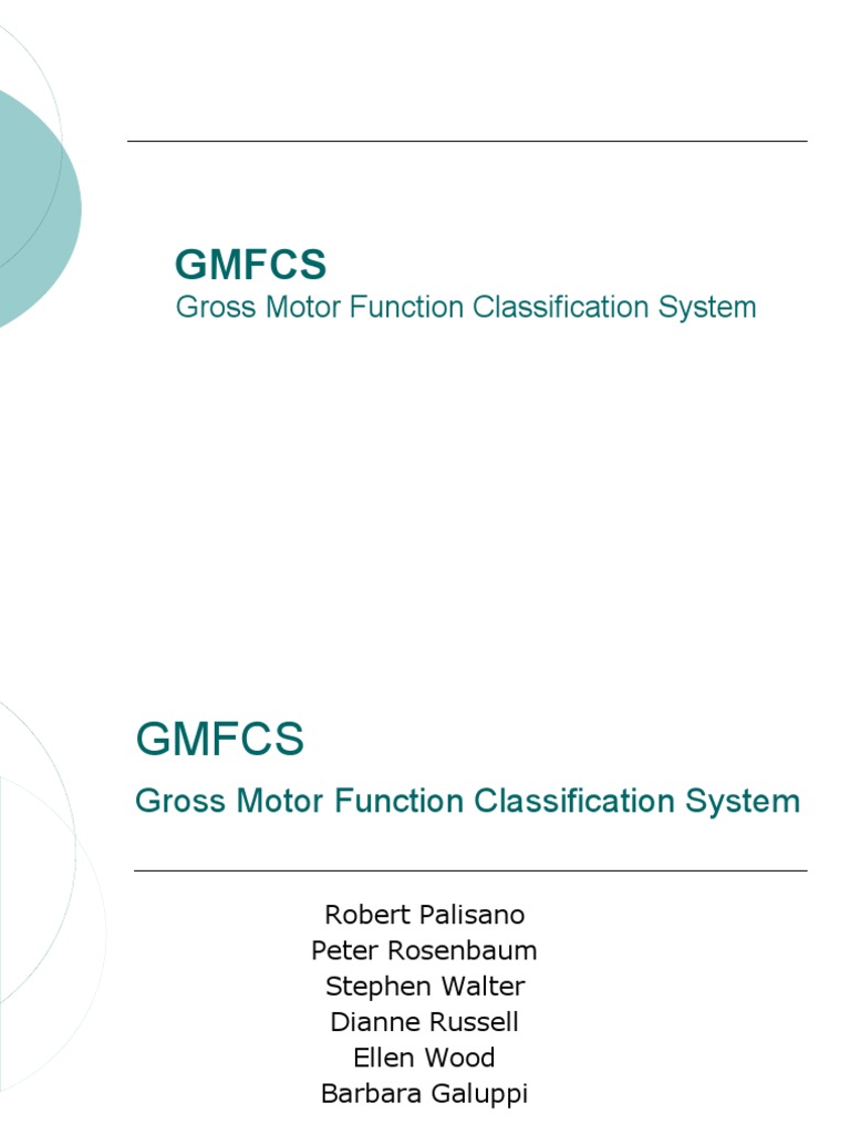 2 - Clase GMFCS ParalisisCerebal | PDF