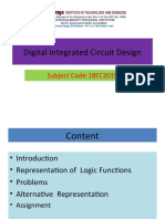 Digital Integrated Circuit Design: Subject Code:18EC2019