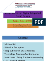 Deep Submicron Digital Integrated Circuit Design: Subject Code:18EC2019