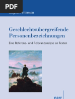 Download Leseprobe aus Geschlechtsbergreifende Personenbezeichnungen Magnus Petterson by narrverlag SN55622951 doc pdf