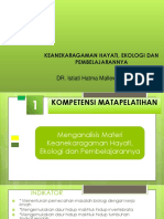 Presentase Keanekaragaman Hayati, Ekologi Dan Pembelajarannya - Materi