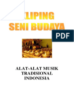 Kliping Seni Budaya Alat Alat Musik Tradisional Indonesia