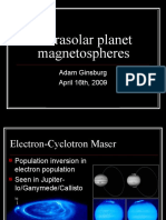 Extrasolar Planet Magnetospheres: Adam Ginsburg April 16th, 2009