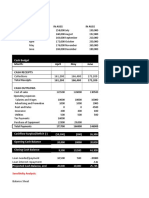 Cash Budget: Month: April May June Cash Receipts Total Receipts 161,200 166,400 173,200 Cash Outflows