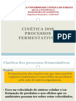 Aula 5 - Cinética de Processos Fermentativos