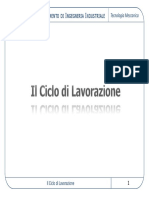 Ciclo Di Lavorazione