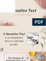 Narative Text: By: Ms. Candra Handayani