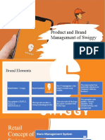 Product and Brand Management of Swiggy: by Group-6