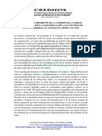 Invitación Al Presidente de La Comisión de La Verdad, Francisco de Roux, A Dar Explicación A Las Víctimas de Barrancabermeja, El Magdalena Medio y El País.