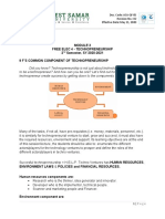 Free Elec 4 - Technopreneurship 2 Semester, SY 2020-2021 9 F'S Common Component of Technopreneurship