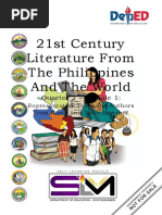 21st Century Literature From The Philippines and The World: Quarter 2 - Module 1