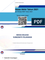 Materi Media Release KNKT Akhir Tahun 2021