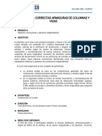 Silabo - 03 - Cómo Hacer Correctas Armaduras de Columnas y Vigas - 2021 - Rev1