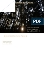 Ecosystem Restoration: Ramadevi University Cadet:-Vutla Kavya Reg:-Od20swa900046