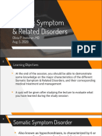 CEU Somatic Symptom and Related Disorders