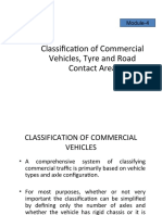 Module-4 Classification of Commercial Vehicles, Tyre and Road Contact Area