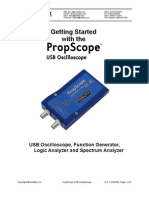 Getting Started With The: USB Oscilloscope, Function Generator, Logic Analyzer and Spectrum Analyzer