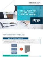 Internal Audit Risk Assessment Audit Committee Report