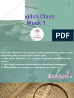 Business English - Week 1