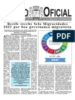 Recife recebe selo por boa governança migratória