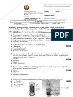 Formulário de assinatura de formando com classificação e respostas de uma sumativa