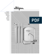 Culligan Good Water Machine Drinking Water System Owners Guide