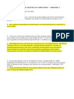 Avaliação Gestão Do Território