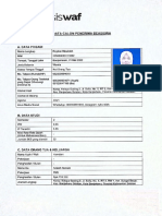 BIODATA CALON PENERIMA BEASISWA - Rayhan Maulidah