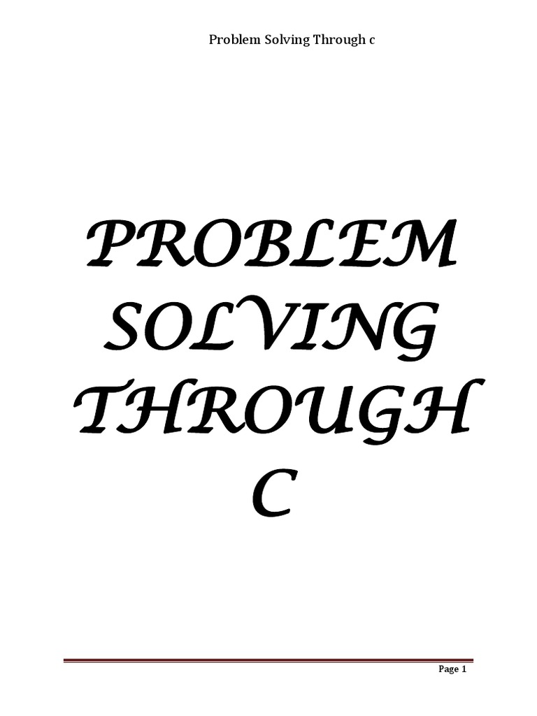 C Language | PDF | Programming | Computer Program