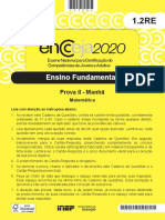 Prova de Matemática do Ensino Fundamental