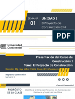 Construcción I - S3 - Proyecto de Construcción Civil