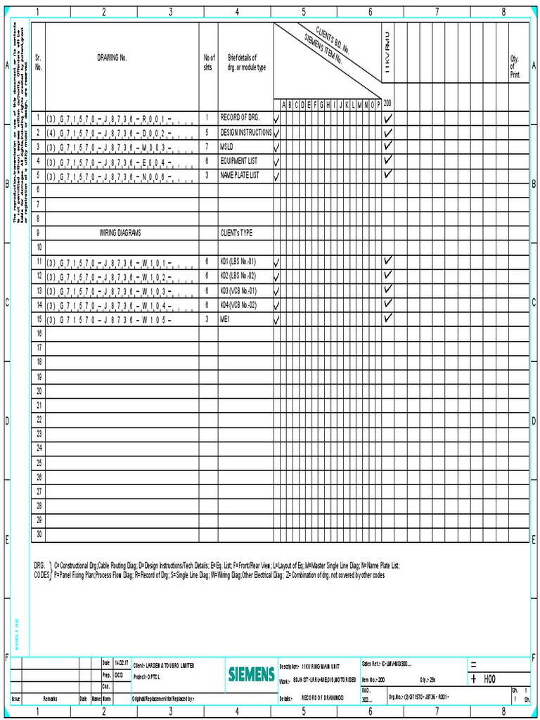 11kV RMU Drawing and Specifications | PDF | Alternating Current ...