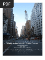 Download Second Avenue SubwayLessons Learned by nick_mosquera4081 SN55627595 doc pdf
