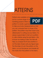 Paper patterns guide for clothing and craft projects