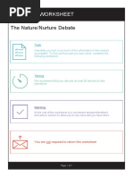 Level 3 Child Psychology Worksheet