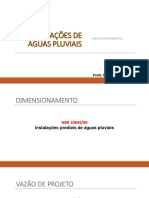 AULA 6 - Aguas Pluviais Dimensionamento