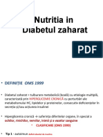 3 - Nutritia in Diabetul Zaharat