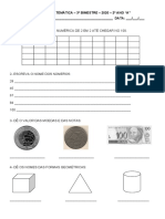 Avaliação de Matemática 3ºbim