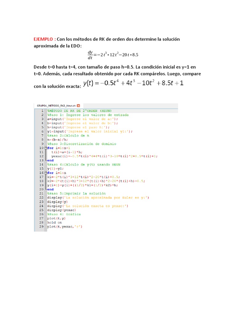 Metodo de RK - 2 | PDF