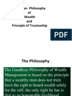 BE Unit II Ethics Gandhian Philosophy of Wealth Management