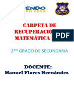 Carpeta de Recuperación Matemática 2do Grado 2021 (1)