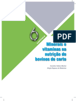 Capitulo - Minerais e Vitaminas Na Nutrição de Bovinos de Corte