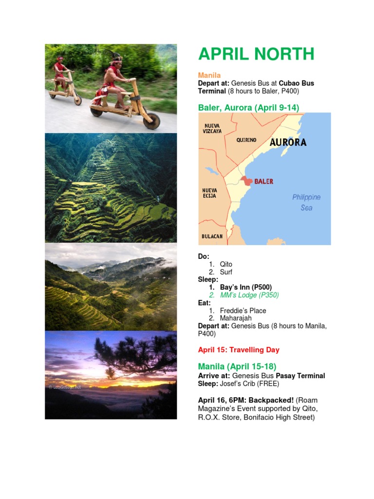 April North | PDF | Transport | Leisure