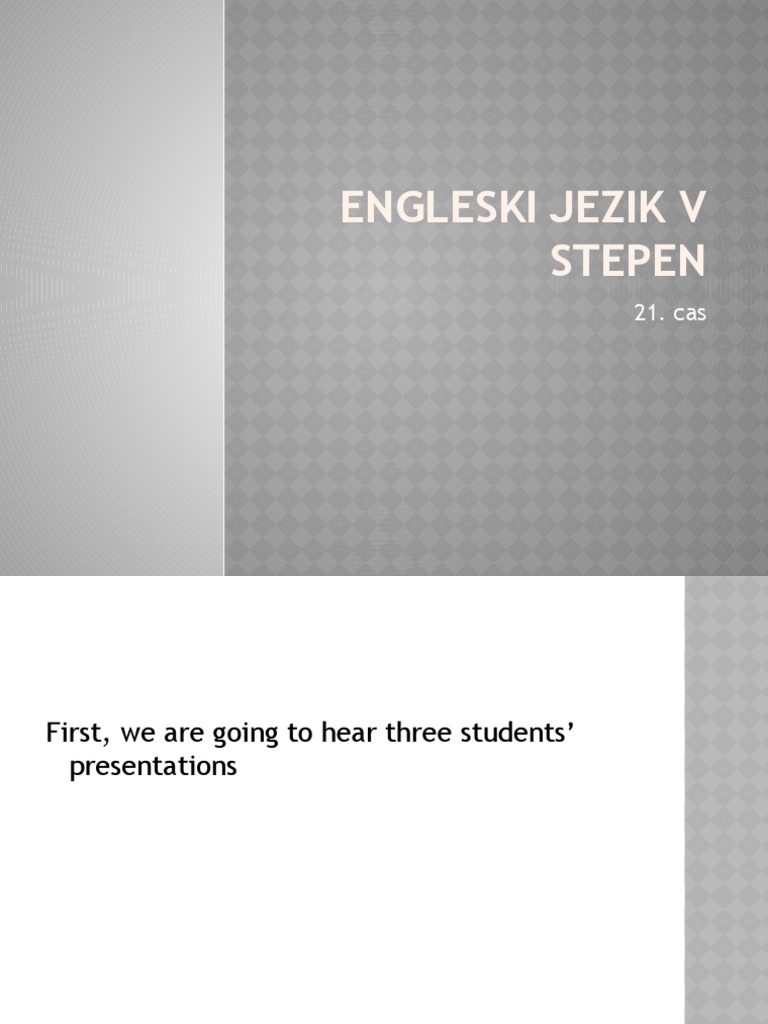 Engleski Jezik V Stepen 21. Cas | PDF | Toyota