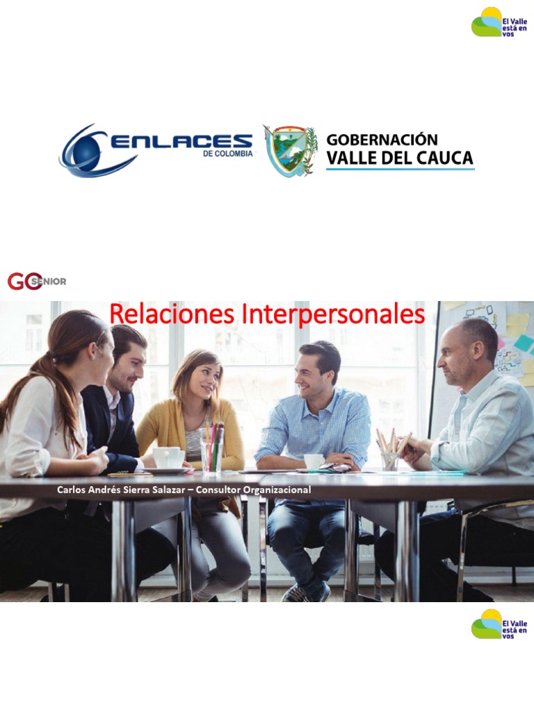 Mejora de Relaciones Interpersonales | PDF | Negociación | Las emociones